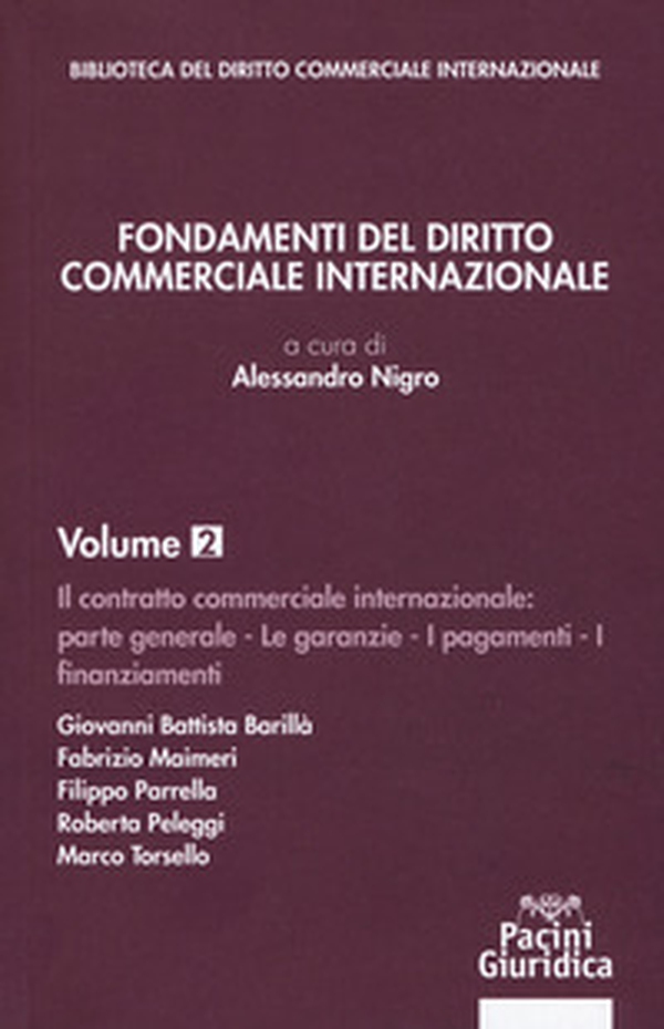 Fondamenti del diritto commerciale internazionale - Librerie.coop Fondamenti del diritto commerciale internazionale - Librerie.coop