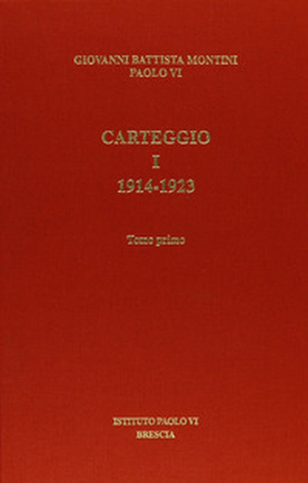 Carteggio - Vol. 1 - Librerie.coop Carteggio - Vol. 1 - Librerie.coop