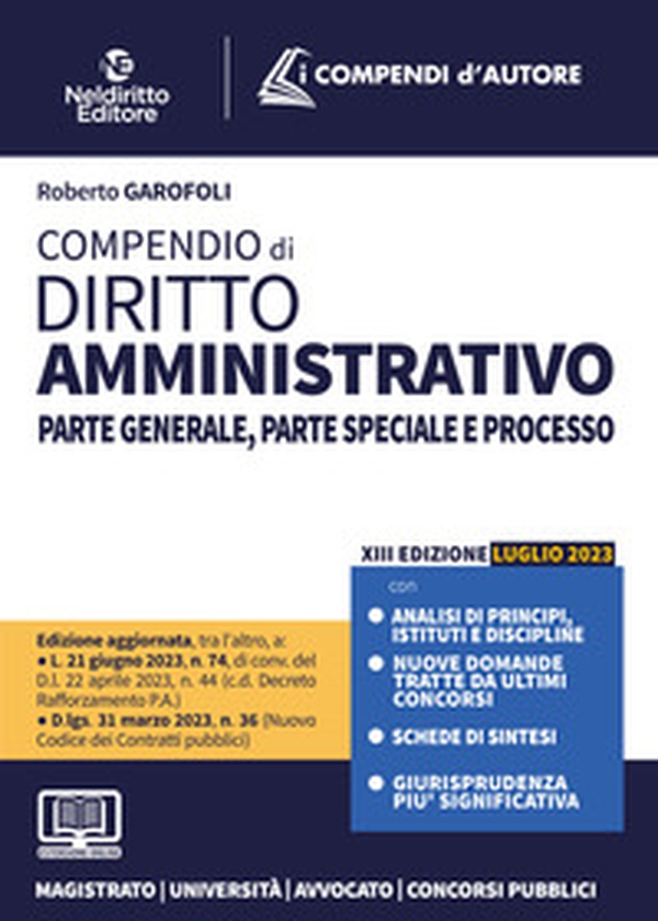 Compendio di diritto amministrativo - Librerie.coop Compendio di diritto amministrativo - Librerie.coop