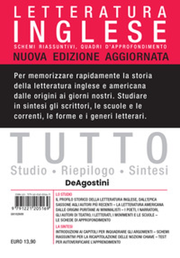 Tutto letteratura inglese. Schemi riassuntivi, quadri d'approfondimento - Librerie.coop Tutto letteratura inglese. Schemi riassuntivi, quadri d'approfondimento - Librerie.coop