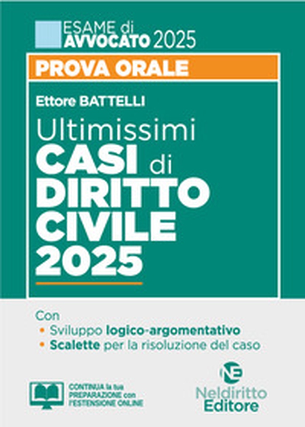 Ultimissimi casi di diritto civile. Prova orale esame di avvocato 2025 - Librerie.coop Ultimissimi casi di diritto civile. Prova orale esame di avvocato 2025 - Librerie.coop