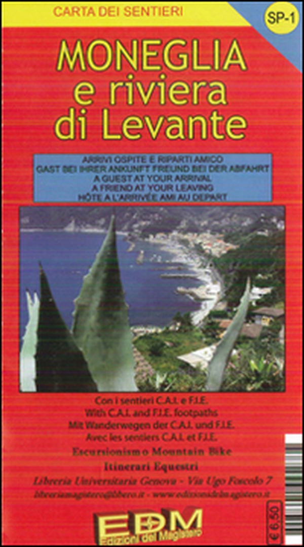 SP-1 Moneglia e Riviera di Levante. Carte dei sentieri di Liguria - Librerie.coop SP-1 Moneglia e Riviera di Levante. Carte dei sentieri di Liguria - Librerie.coop