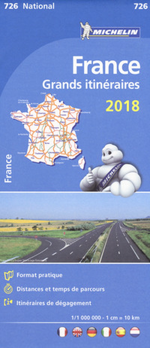France. Route planning. Grands itinéraires 2018 1:1.000.000 - Librerie.coop France. Route planning. Grands itinéraires 2018 1:1.000.000 - Librerie.coop