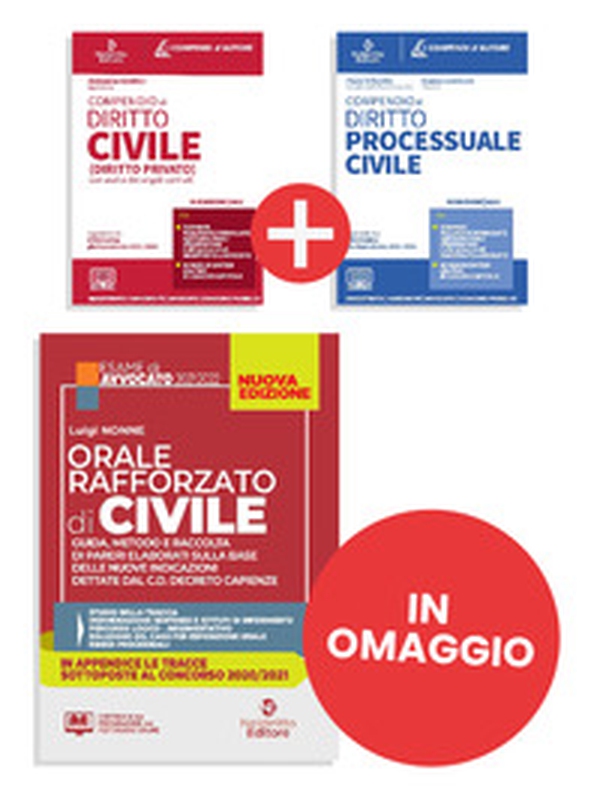 Compendio di diritto civile-Compendio di diritto processuale civile-Orale rafforzato di diritto civile - Librerie.coop Compendio di diritto civile-Compendio di diritto processuale civile-Orale rafforzato di diritto civile - Librerie.coop