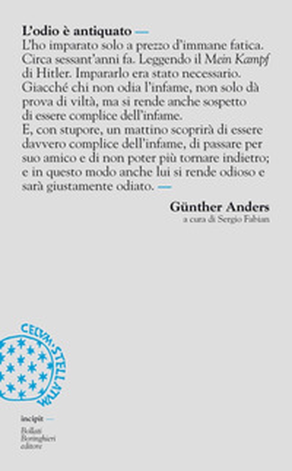 L'odio è antiquato - Librerie.coop L'odio è antiquato - Librerie.coop