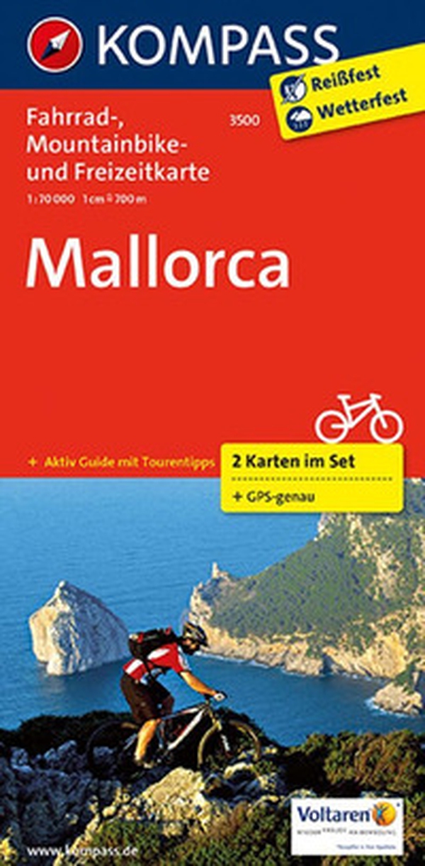 Cartina ciclistica n. 3500 Mallorca. Set di 2 cartine - Librerie.coop Cartina ciclistica n. 3500 Mallorca. Set di 2 cartine - Librerie.coop