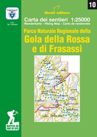 Parco Naturale Regionale della Gola della Rossa e di Frasassi. Carta dei sentieri 1:25.000 - Librerie.coop