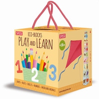 Play and learn. Numbers, shapes, colors, animals. Eco-blocks - Librerie.coop