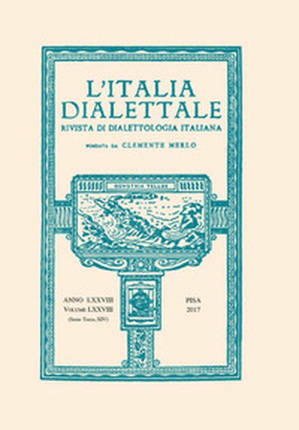 L'Italia dialettale. Rivista di dialettologia italiana - Vol. 28 - Librerie.coop L'Italia dialettale. Rivista di dialettologia italiana - Vol. 28 - Librerie.coop