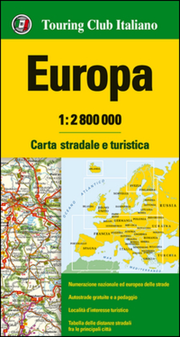 Europa 1:2.800.000. Carta stradale e turistica - Librerie.coop Europa 1:2.800.000. Carta stradale e turistica - Librerie.coop
