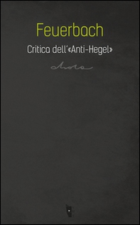 Critica dell'«Anti-Hegel» - Librerie.coop