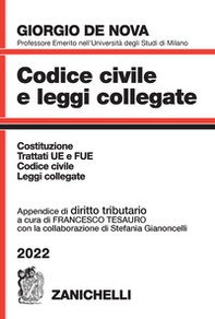Codice civile e leggi collegate 2022. Con appendice di diritto tributario - Librerie.coop