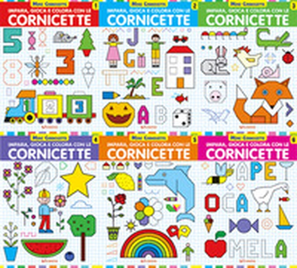 Impara, gioca e colora con le cornicette. Mini cornicette - Librerie.coop Impara, gioca e colora con le cornicette. Mini cornicette - Librerie.coop