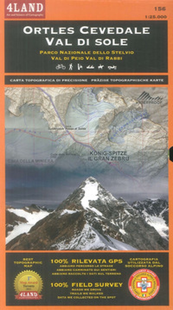 Ortles Cevedale Val di Sole. Parco nazionale dello Stelvio, Val di Peo, Val di Rabbi. Carta escursionistica 1:25.000. Ediz. italiana, inglese e tedesca - Librerie.coop Ortles Cevedale Val di Sole. Parco nazionale dello Stelvio, Val di Peo, Val di Rabbi. Carta escursionistica 1:25.000. Ediz. italiana, inglese e tedesca - Librerie.coop
