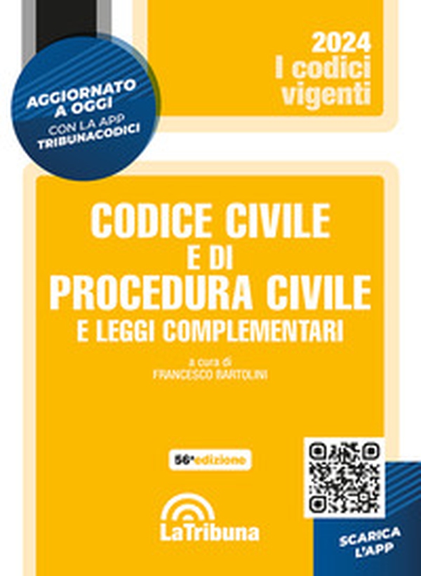 Codice civile e di procedura civile e leggi complementari - Librerie.coop Codice civile e di procedura civile e leggi complementari - Librerie.coop