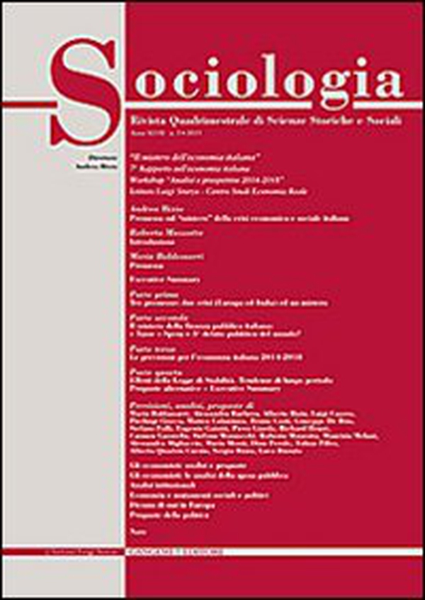 Sociologia. Rivista quadrimestrale di scienze storiche e sociali - Vol. 3 - Librerie.coop Sociologia. Rivista quadrimestrale di scienze storiche e sociali - Vol. 3 - Librerie.coop