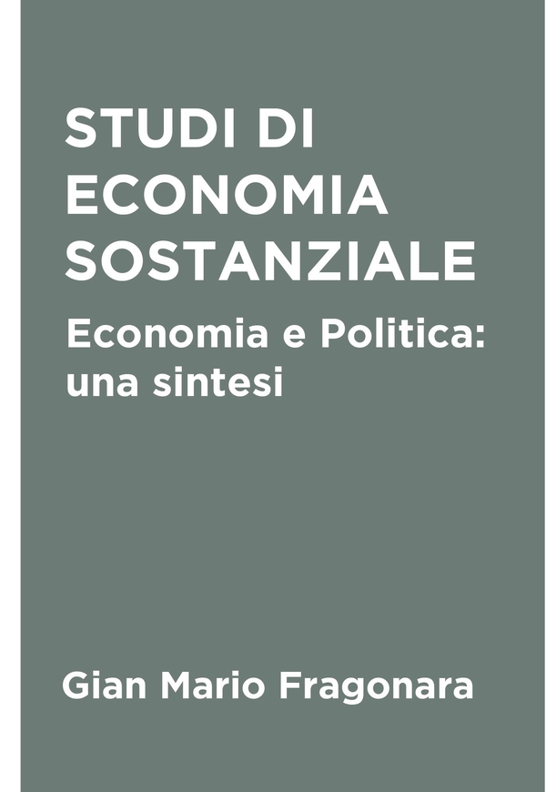STUDI DI ECONOMIA SOSTANZIALE - Librerie.coop STUDI DI ECONOMIA SOSTANZIALE - Librerie.coop