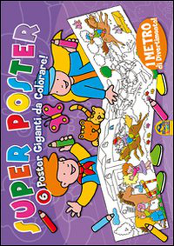 Super poster malva. 6 poster giganti da colorare, 1 metro di divertimento - Librerie.coop Super poster malva. 6 poster giganti da colorare, 1 metro di divertimento - Librerie.coop