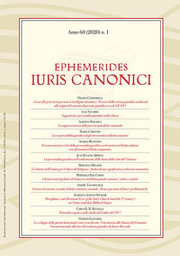 Ephemerides Iuris canonici - Librerie.coop Ephemerides Iuris canonici - Librerie.coop