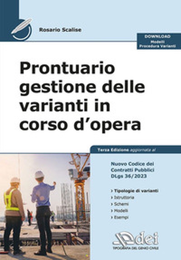 Prontuario gestione delle varianti in corso d'opera - Librerie.coop Prontuario gestione delle varianti in corso d'opera - Librerie.coop