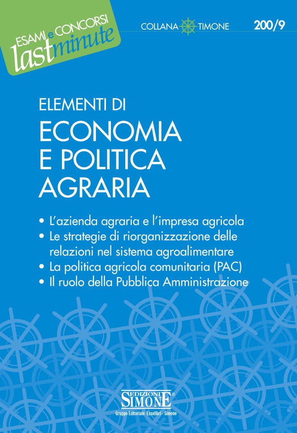 Elementi di Economia e Politica Agraria - Librerie.coop Elementi di Economia e Politica Agraria - Librerie.coop