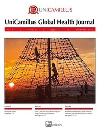 UGHJ. UniCamillus Global Health Journal - Vol. 3 - Librerie.coop