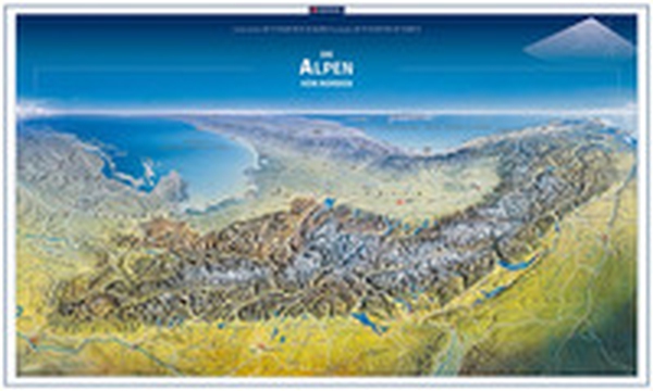 Cartina n. 376. Le Alpi dal Nord - Librerie.coop Cartina n. 376. Le Alpi dal Nord - Librerie.coop