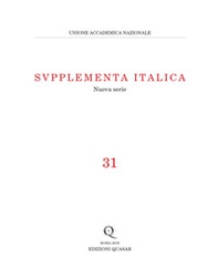 Supplementa Italica. Nuova serie - Librerie.coop
