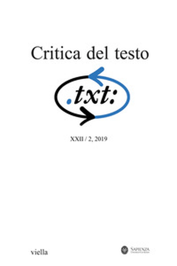 Critica del testo - Librerie.coop Critica del testo - Librerie.coop