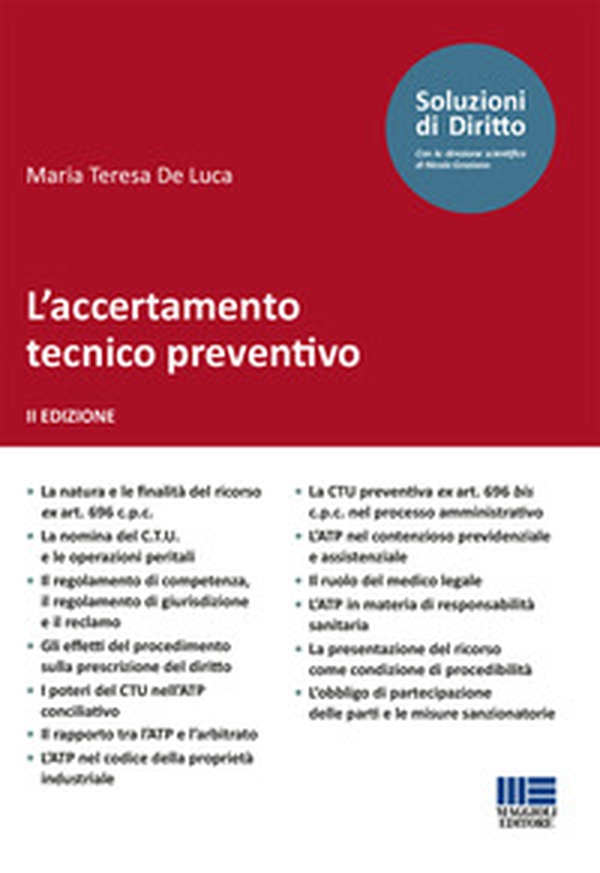 L'accertamento tecnico preventivo - Librerie.coop L'accertamento tecnico preventivo - Librerie.coop
