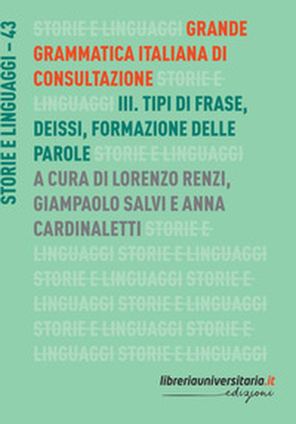Grande grammatica italiana di consultazione - Librerie.coop Grande grammatica italiana di consultazione - Librerie.coop