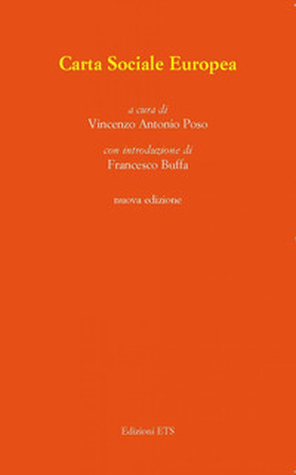 La Carta Sociale Europea - Librerie.coop La Carta Sociale Europea - Librerie.coop