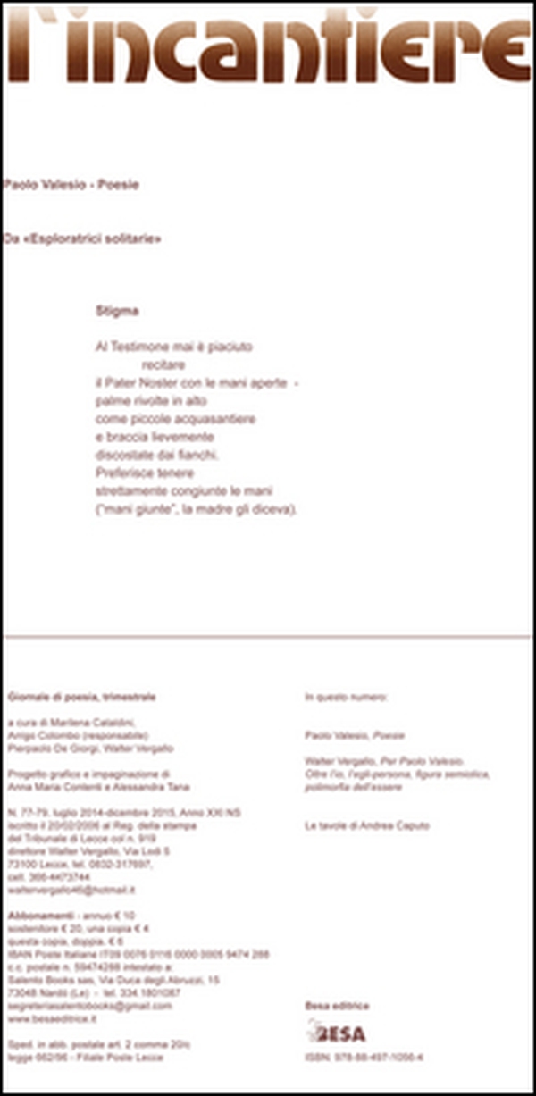 L'incantiere vol. 77-79 - Librerie.coop L'incantiere vol. 77-79 - Librerie.coop