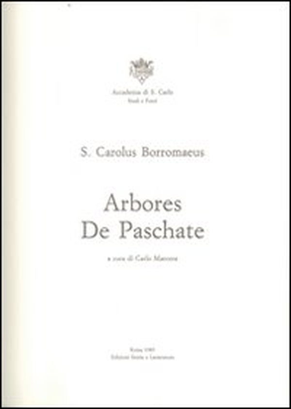 Arbores de Paschate - Librerie.coop Arbores de Paschate - Librerie.coop