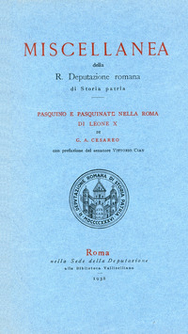 Pasquino e pasquinate nella Roma di Leone X - Librerie.coop Pasquino e pasquinate nella Roma di Leone X - Librerie.coop