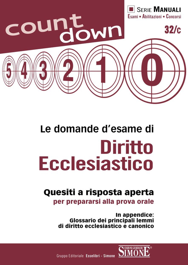Le domande d'esame di Diritto Ecclesiastico - Librerie.coop Le domande d'esame di Diritto Ecclesiastico - Librerie.coop