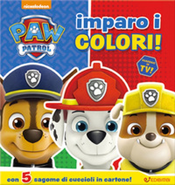 Imparo i colori! Con 5 sagome di cuccioli in cartone. Paw Patrol - Librerie.coop Imparo i colori! Con 5 sagome di cuccioli in cartone. Paw Patrol - Librerie.coop