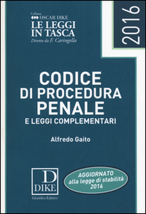 Codice di procedura penale e leggi complemetari - Librerie.coop Codice di procedura penale e leggi complemetari - Librerie.coop