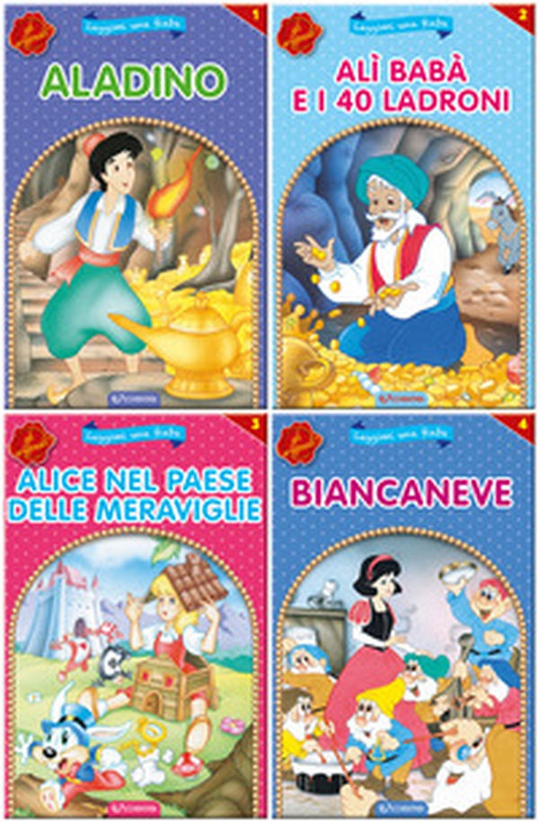 Aladino-Alì Babà e i 40 ladroni-Alice nel paese delle meraviglie-Biancaneve. Leggimi una fiaba - Librerie.coop Aladino-Alì Babà e i 40 ladroni-Alice nel paese delle meraviglie-Biancaneve. Leggimi una fiaba - Librerie.coop