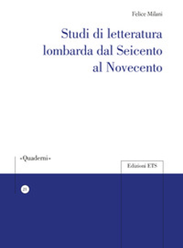 Studi di letteratura lombarda dal Seicento al Novecento - Librerie.coop Studi di letteratura lombarda dal Seicento al Novecento - Librerie.coop
