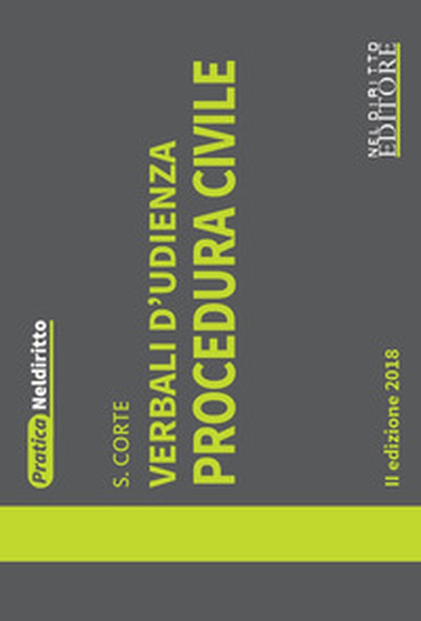 Verbali d'udienza. Procedura civile - Librerie.coop Verbali d'udienza. Procedura civile - Librerie.coop