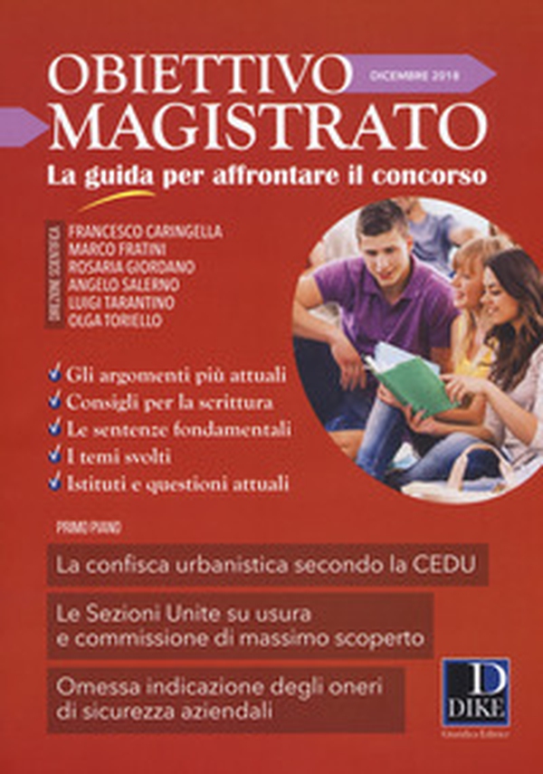 Obiettivo magistrato. La guida per affrontare il concorso - Vol. 12 - Librerie.coop Obiettivo magistrato. La guida per affrontare il concorso - Vol. 12 - Librerie.coop