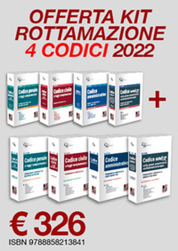 Kit codici magistratura 2022: Codici Magistratura-Codice unico - Librerie.coop Kit codici magistratura 2022: Codici Magistratura-Codice unico - Librerie.coop