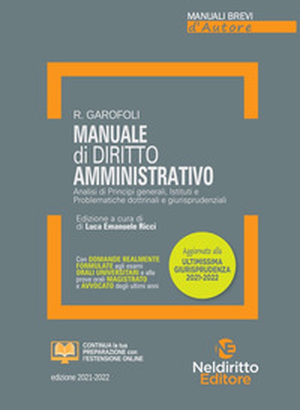 Manuale di diritto amministrativo - Librerie.coop Manuale di diritto amministrativo - Librerie.coop