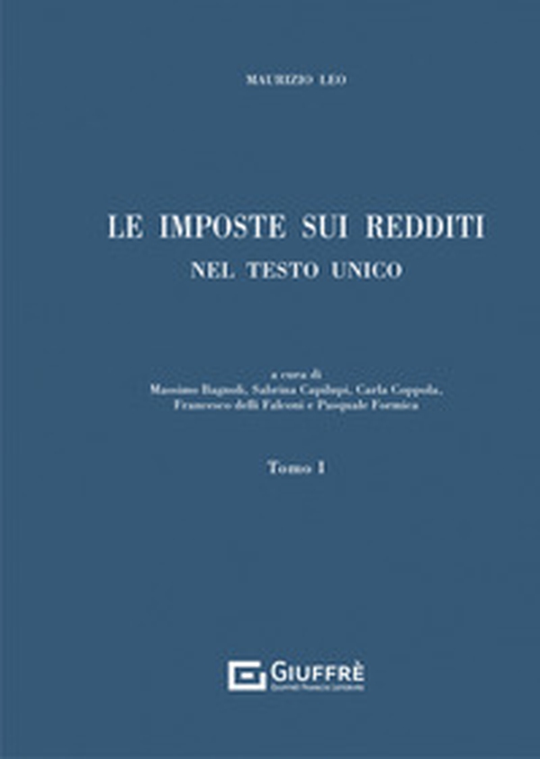 Le imposte sui redditi nel Testo Unico - Librerie.coop Le imposte sui redditi nel Testo Unico - Librerie.coop