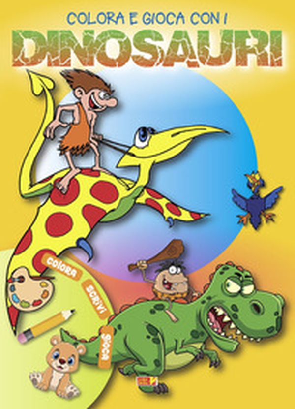 Colora e gioca con i dinosauri - Librerie.coop Colora e gioca con i dinosauri - Librerie.coop