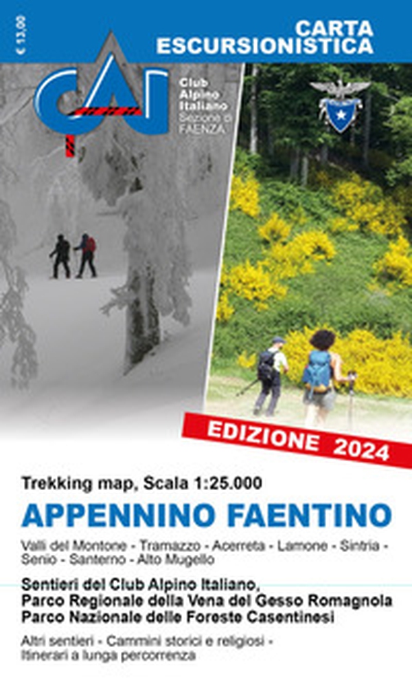 Carta escursionistica dell'Appennino Faentino 1:25.000 - Librerie.coop Carta escursionistica dell'Appennino Faentino 1:25.000 - Librerie.coop