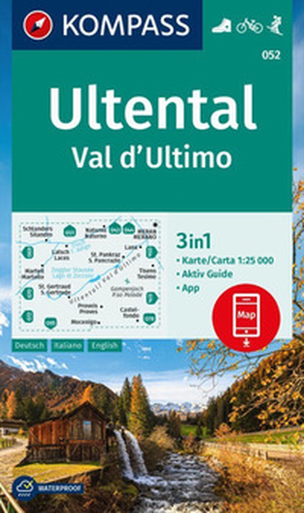 Carta escursionistica n. 052. Val d'Ultimo - Librerie.coop Carta escursionistica n. 052. Val d'Ultimo - Librerie.coop