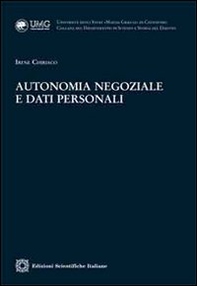 Autonomia negoziale e dati personali - Librerie.coop