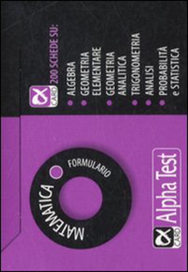 Matematica. Formulario - Librerie.coop Matematica. Formulario - Librerie.coop